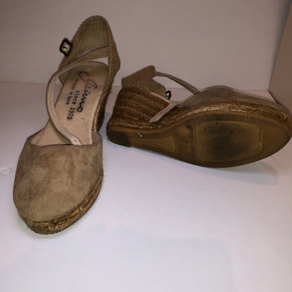 Tan Camel Sandal/Heels - Picture 4 of 5